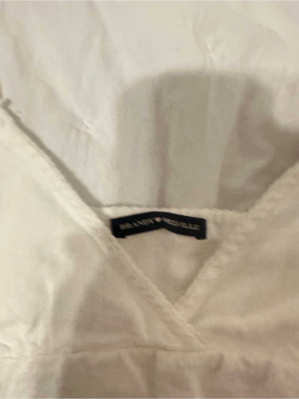 brandy melville white edith linen babydoll tank - Picture 2 of 7